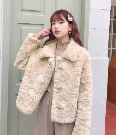 キルト裏地エコファートグルボタンジャケット | レディース