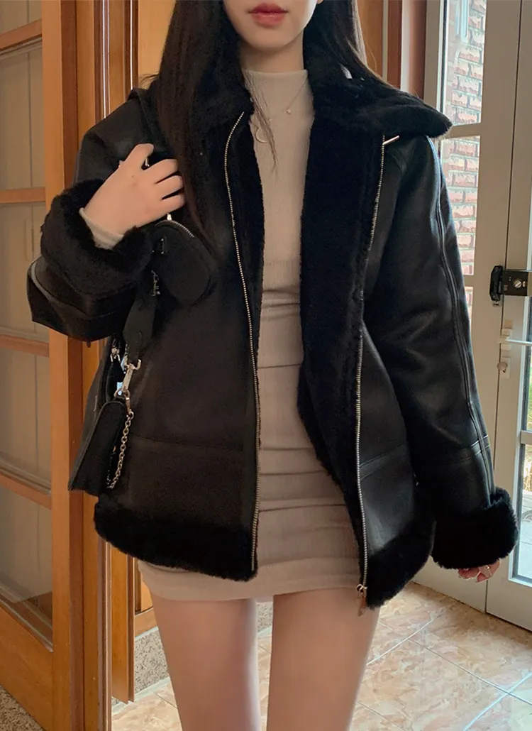 エコファームートン風ジャケット | lilyti | 詳細画像1