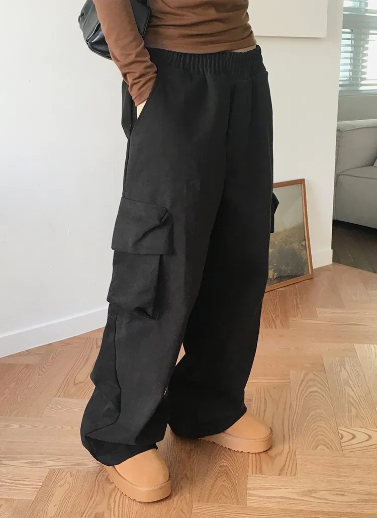 裏起毛コットンロングカーゴパンツ | WONDERWONDER | 詳細画像1