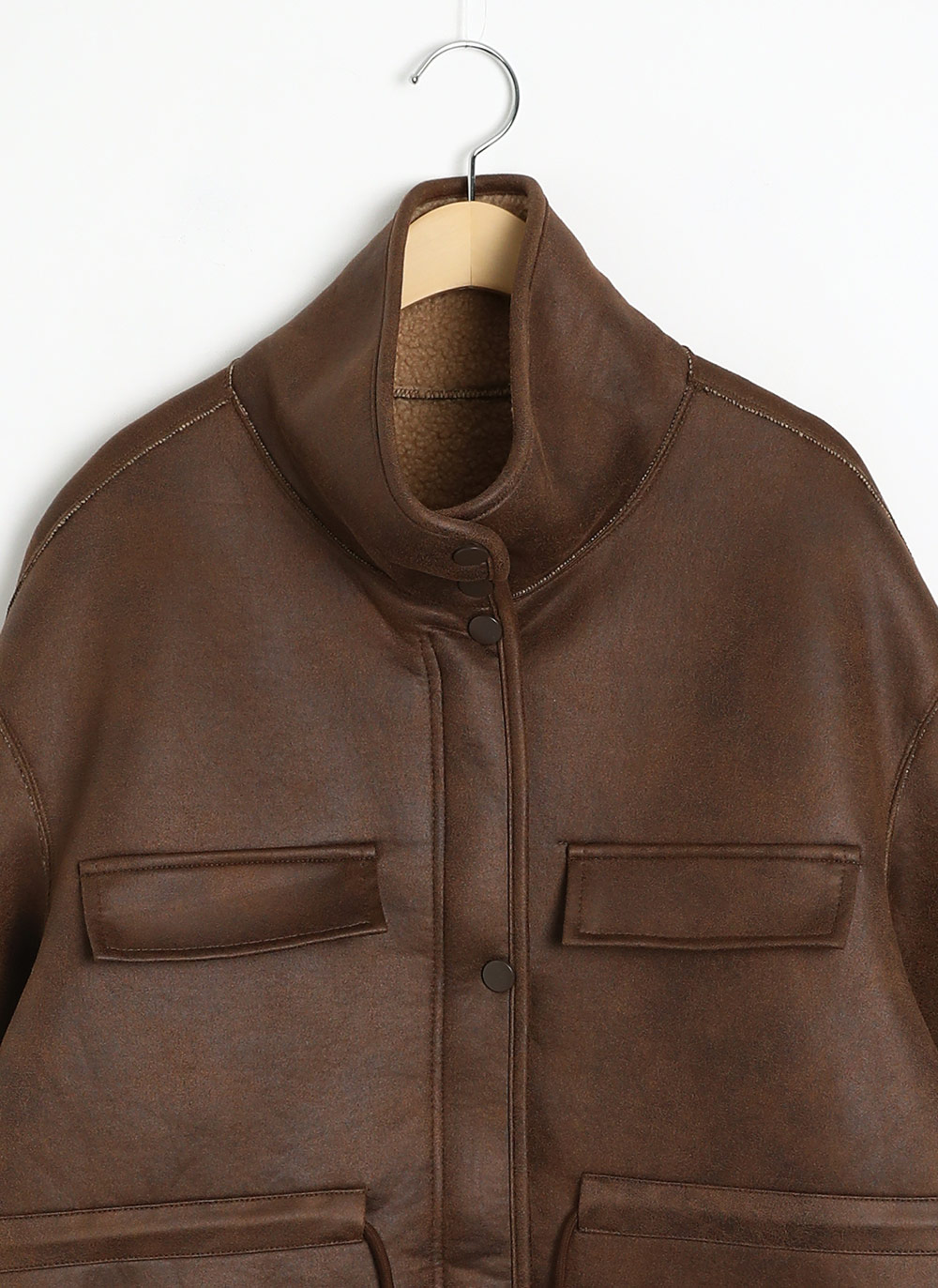 2WAYムートン調ドロストジャケット | DHOLIC | 詳細画像20