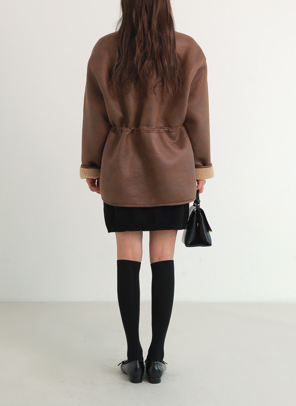 2WAYムートン調ドロストジャケット | DHOLIC | 詳細画像16