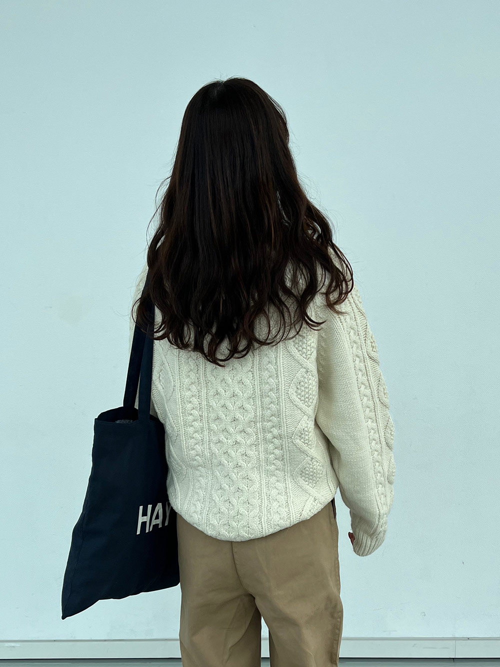 ウール混ケーブルニット | 詳細画像20