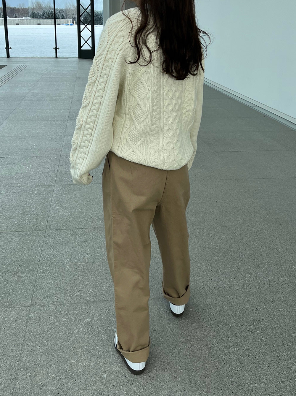 ウール混ケーブルニット | 詳細画像23