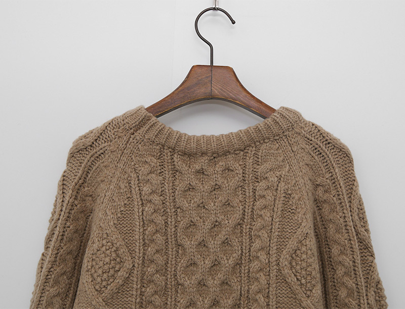 ウール混ケーブルニット | 詳細画像26
