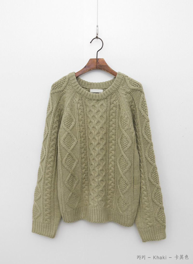 ウール混ケーブルニット | 詳細画像28