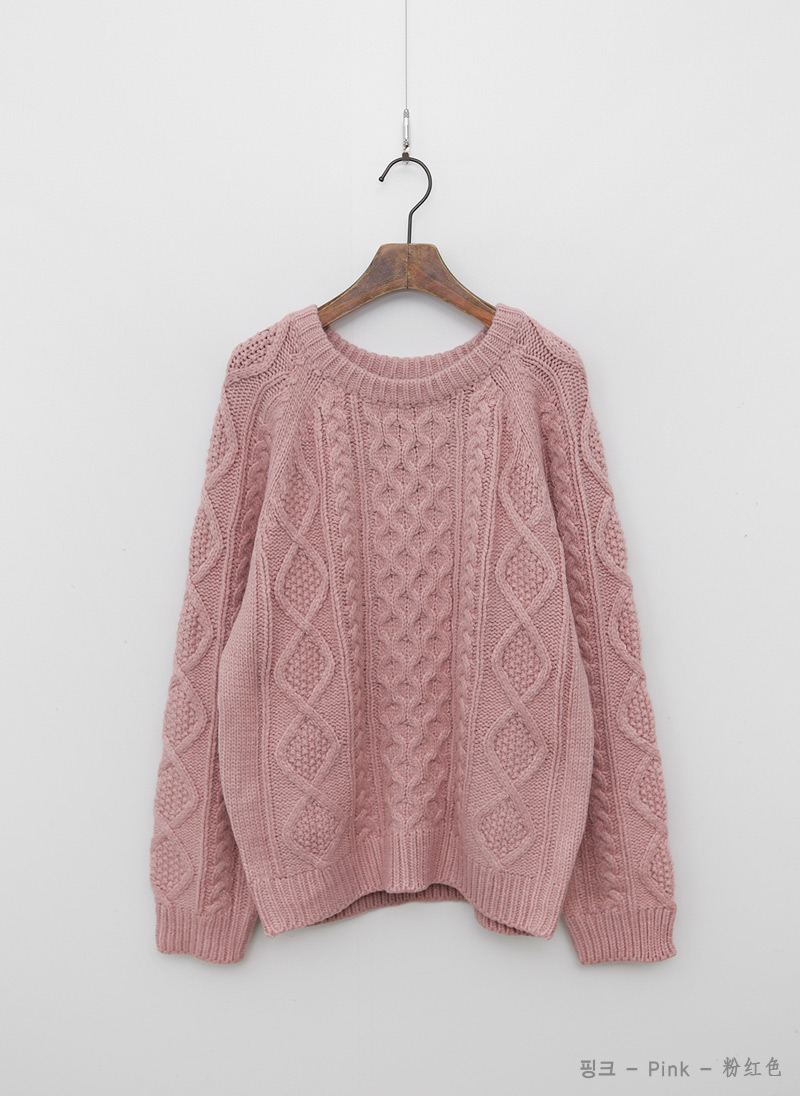 ウール混ケーブルニット | 詳細画像29