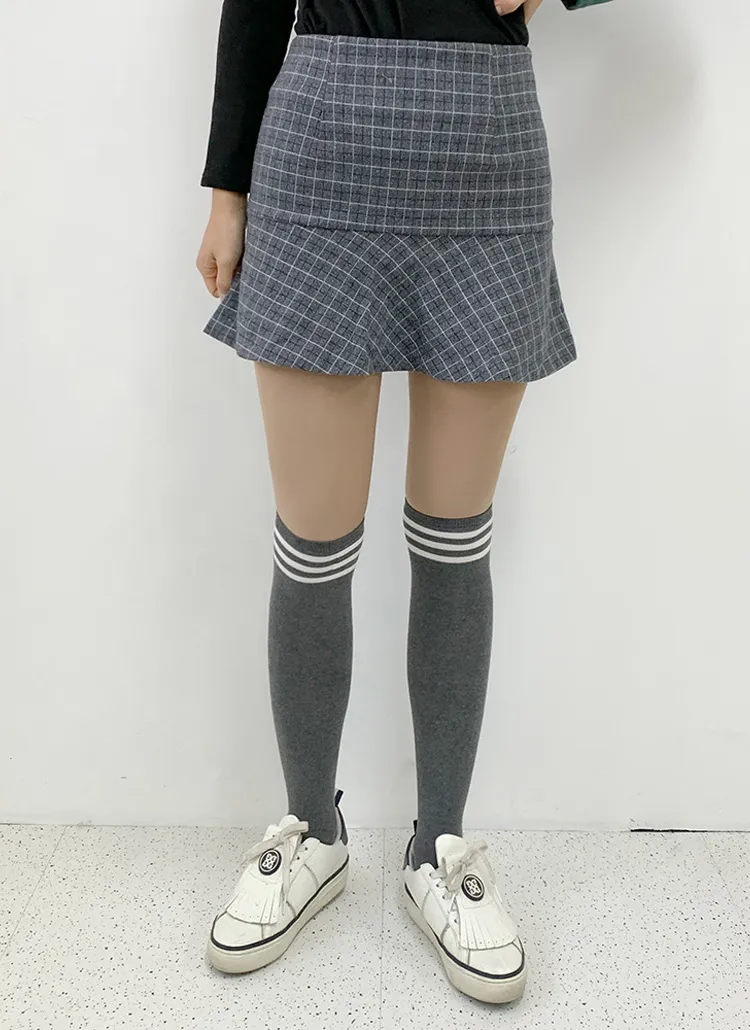 ミニチェックスカートパンツ | voer | 詳細画像1