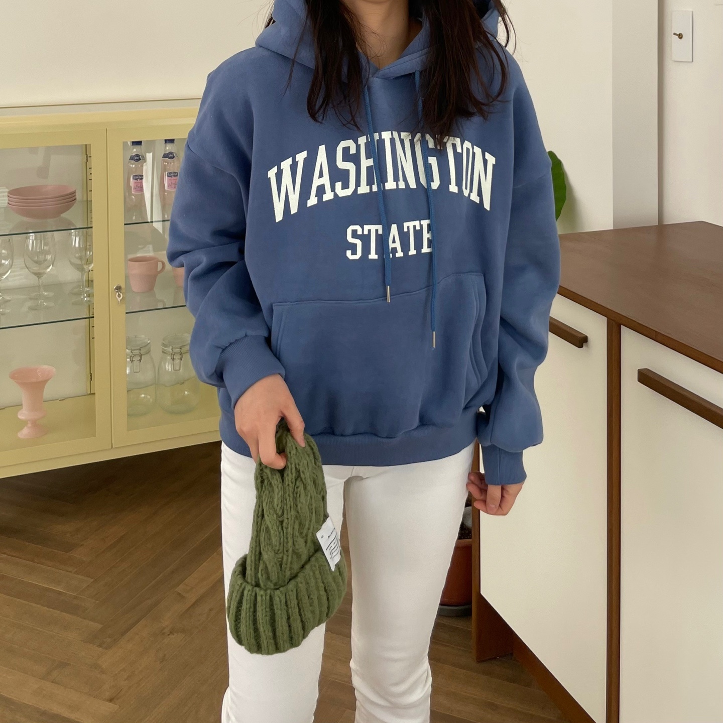 裏起毛WASHINGTONストリングパーカー | 詳細画像5