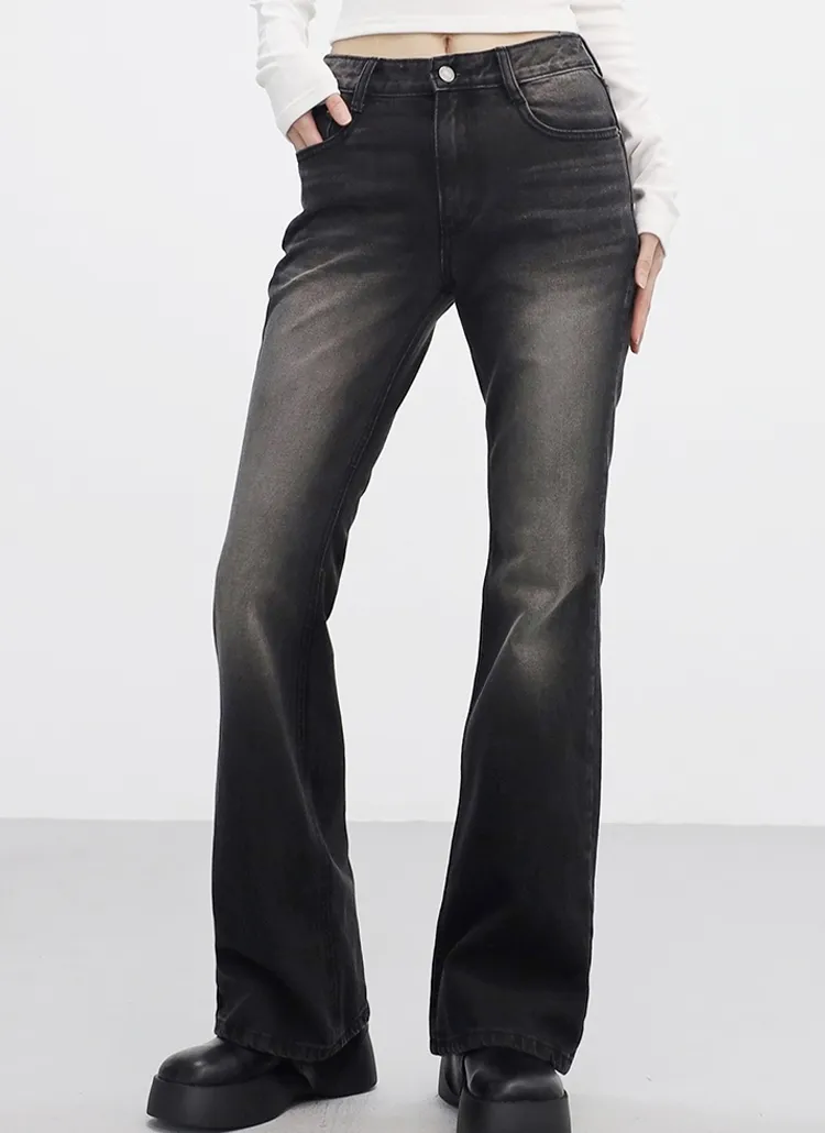 ビンテージライクフレアデニムパンツ | noncode | 詳細画像1