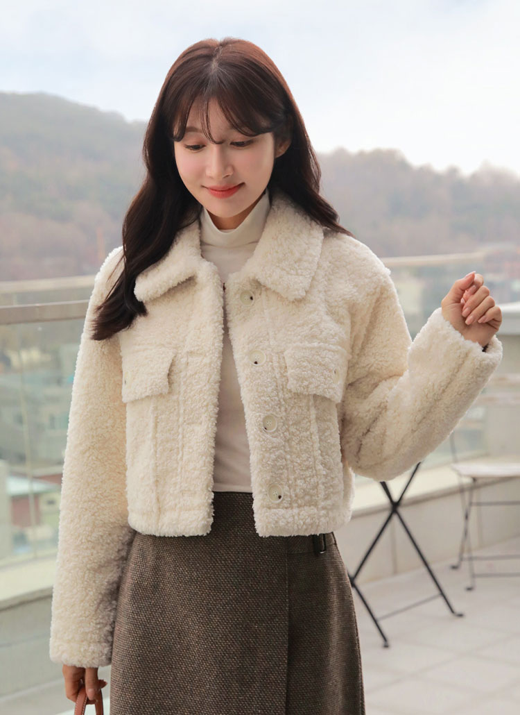 ボアカラージャケット | レディースファッション通販 - DHOLIC