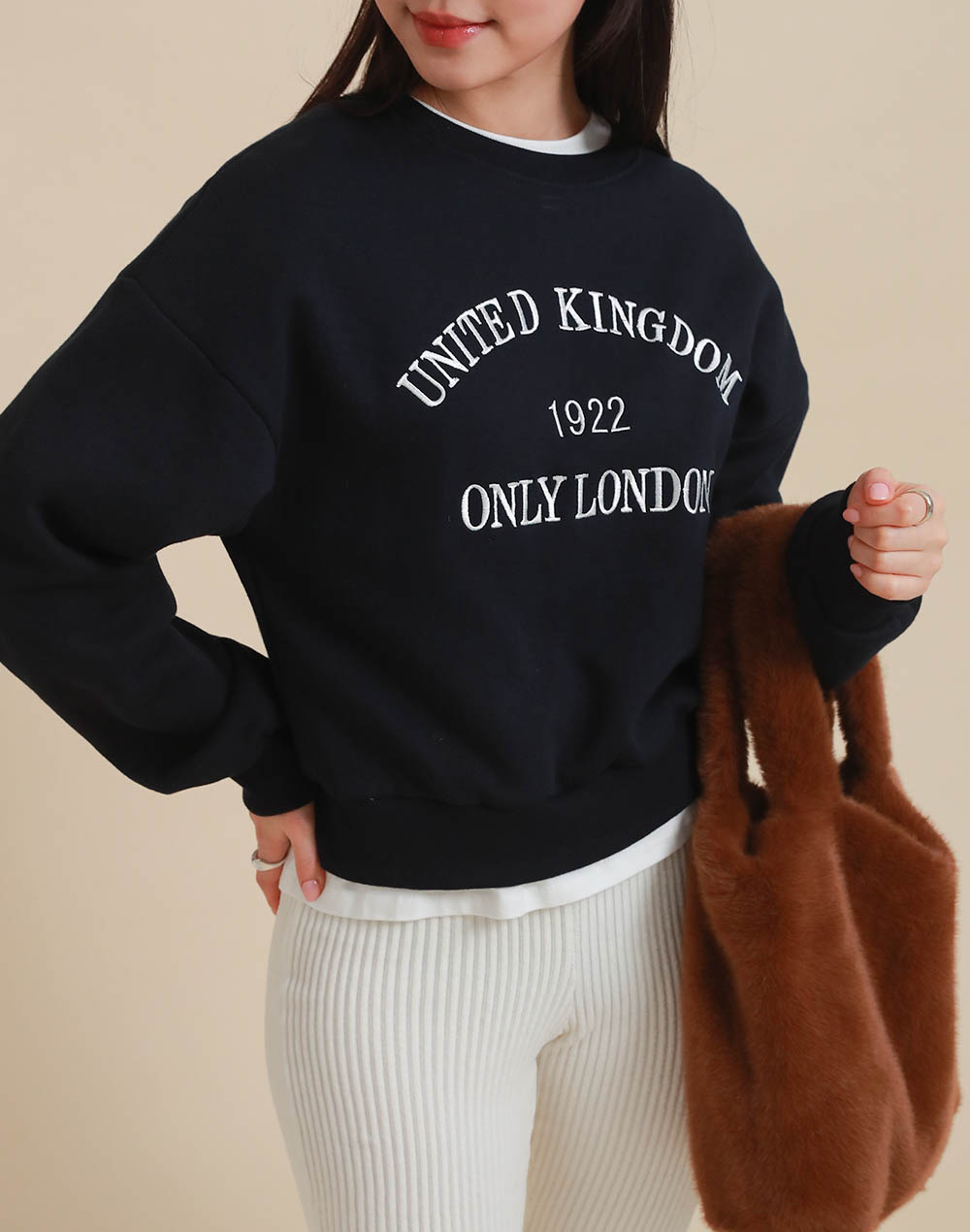 裏起毛LONDON刺繍スウェット | DHOLIC | 詳細画像13