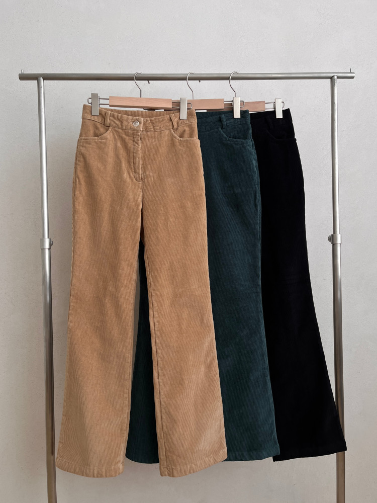 コーデュロイスリムフレアパンツ | レディースファッション通販 - DHOLIC