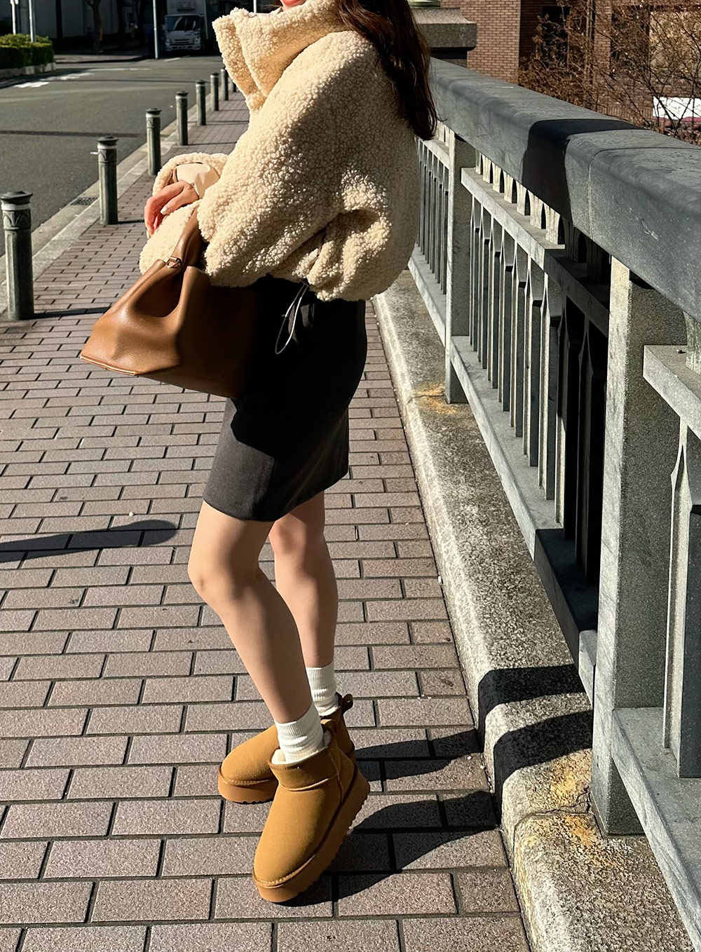 ショートブーツ・ブーティ CAREL FW25 AIGLON (332575 BROWN) Hashed Coorde ブーツ レディース 靴 黒 ブラック チェック