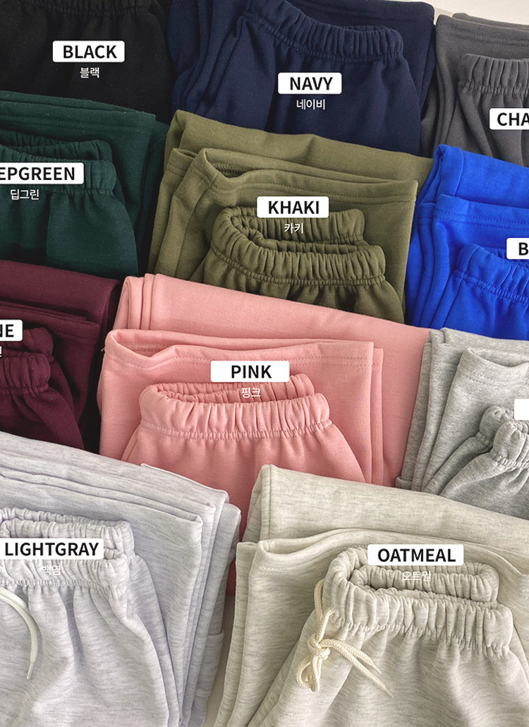 2TYPE裏起毛ドロストワイドスウェットパンツ | レディースファッション