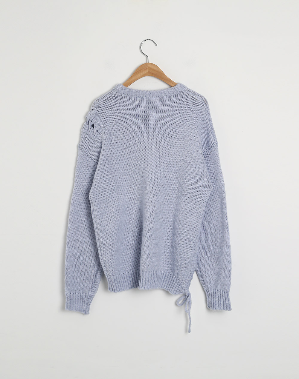 スリットレースアップルーズニット | DHOLIC | 詳細画像23