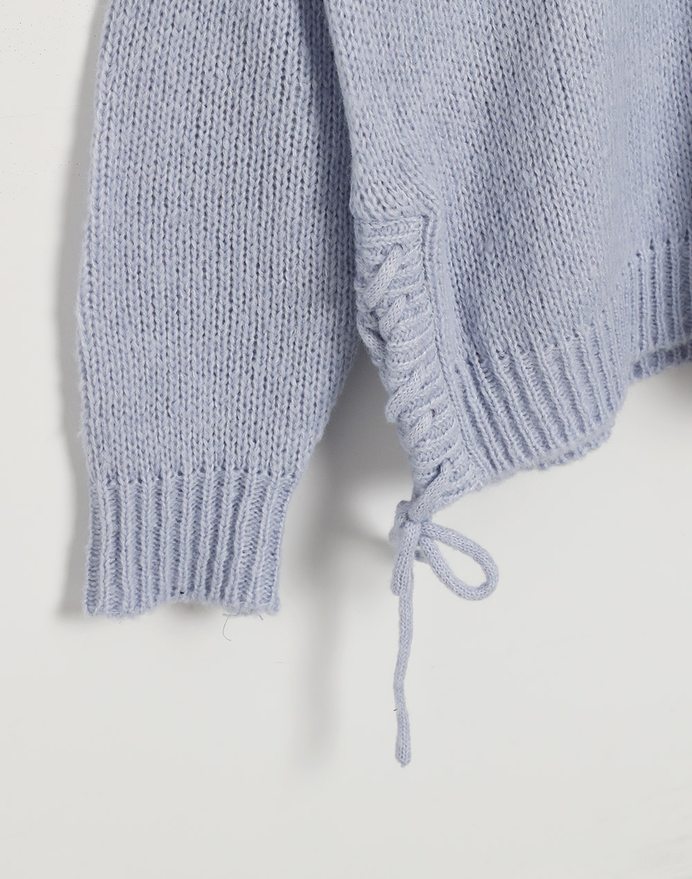 スリットレースアップルーズニット | DHOLIC | 詳細画像26