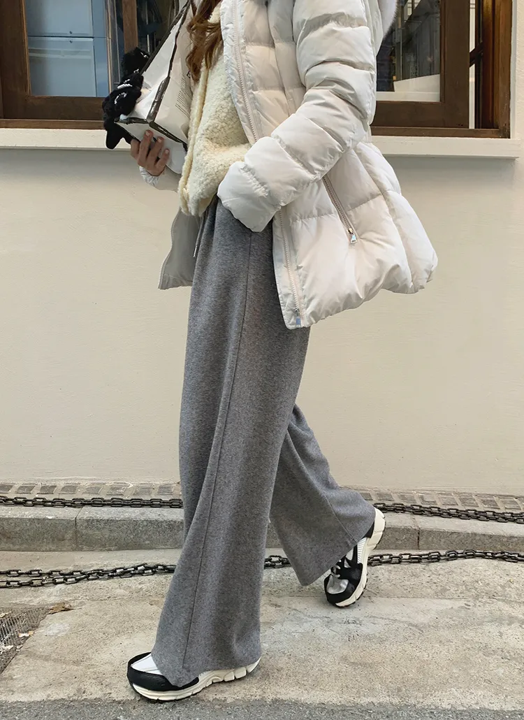 レディースファッション ウールワイドパンツ ウールパンツ レディース メリノウール 日本製 尾州織り あったかパンツ ワイドパンツ 秋 冬 レディース ワイドパンツルック ウール パンツ 裏起毛 ご試着対象 SPAN - 通販 - Yahoo ショッピング