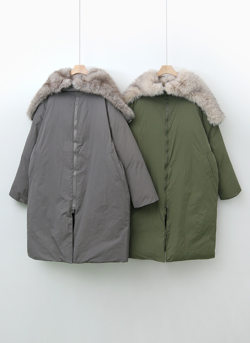 2WAYエコファー中綿ロングジャンパー | レディースファッション通販