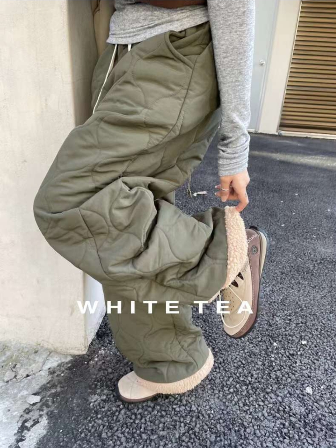 2WAYボアヘムキルティングパンツ | レディースファッション通販 - DHOLIC