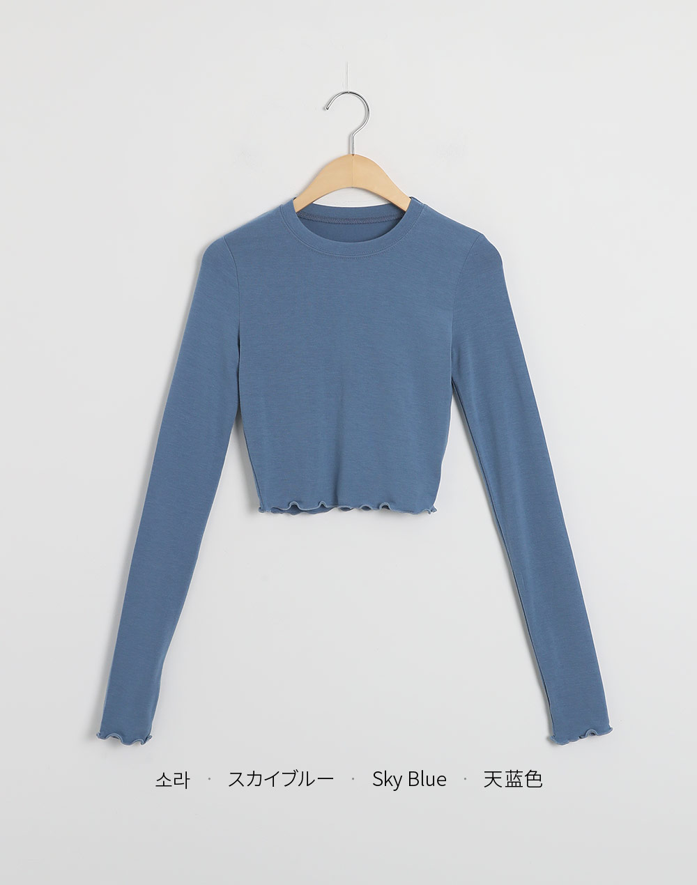 メロウフィンガーホールクロップドTシャツ | DHOLIC | 詳細画像16