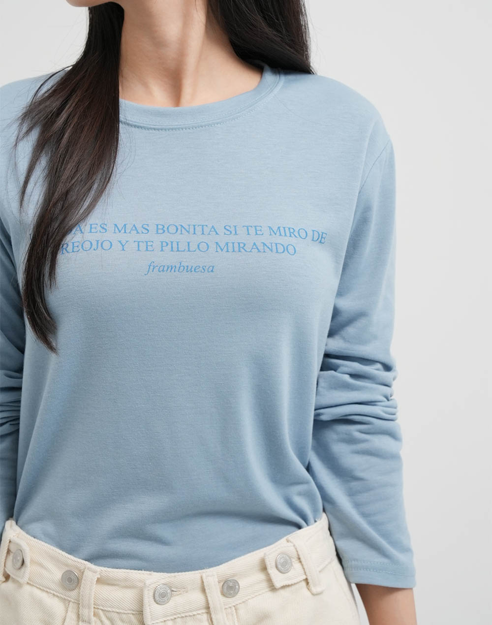 裏起毛レタリング長袖Tシャツ | DHOLIC | 詳細画像3