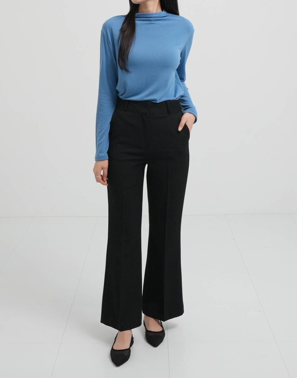 裏起毛ハーフネックTシャツ | DHOLIC | 詳細画像3