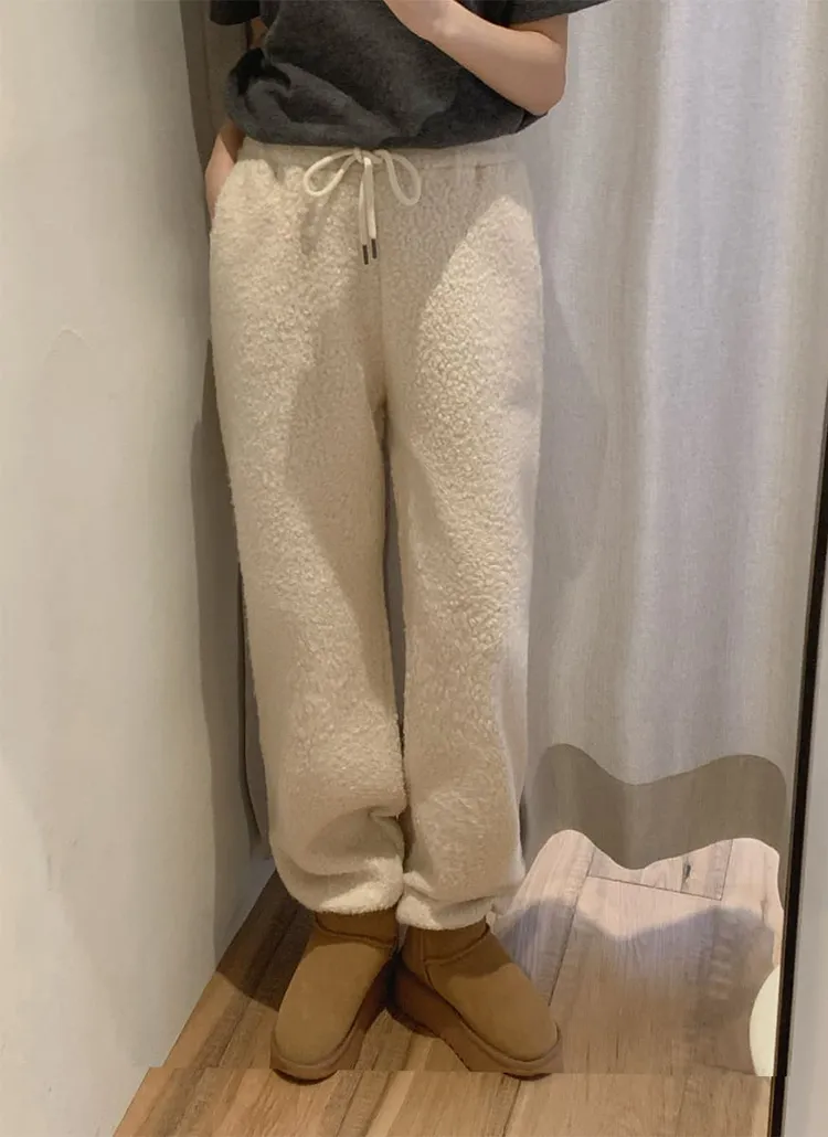 2WAY裏起毛ブークレパンツ | cherrykoko | 詳細画像1