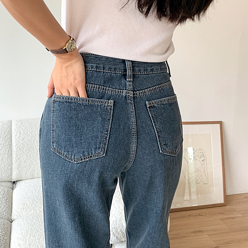 ハイウエストデニムパンツ | レディースファッション通販 - DHOLIC
