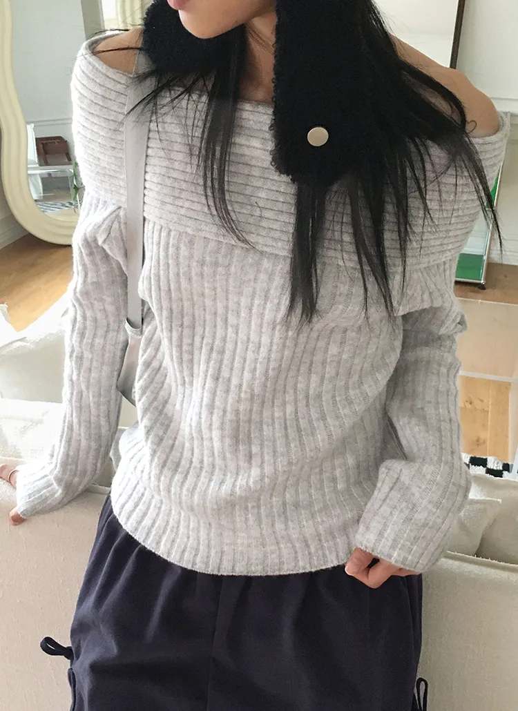 オフショルリブニット | WONDERWONDER | 詳細画像1