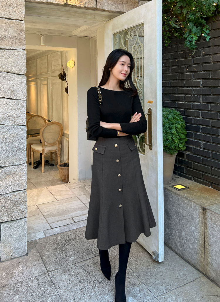 ボートネックニット | レディースファッション通販 - DHOLIC