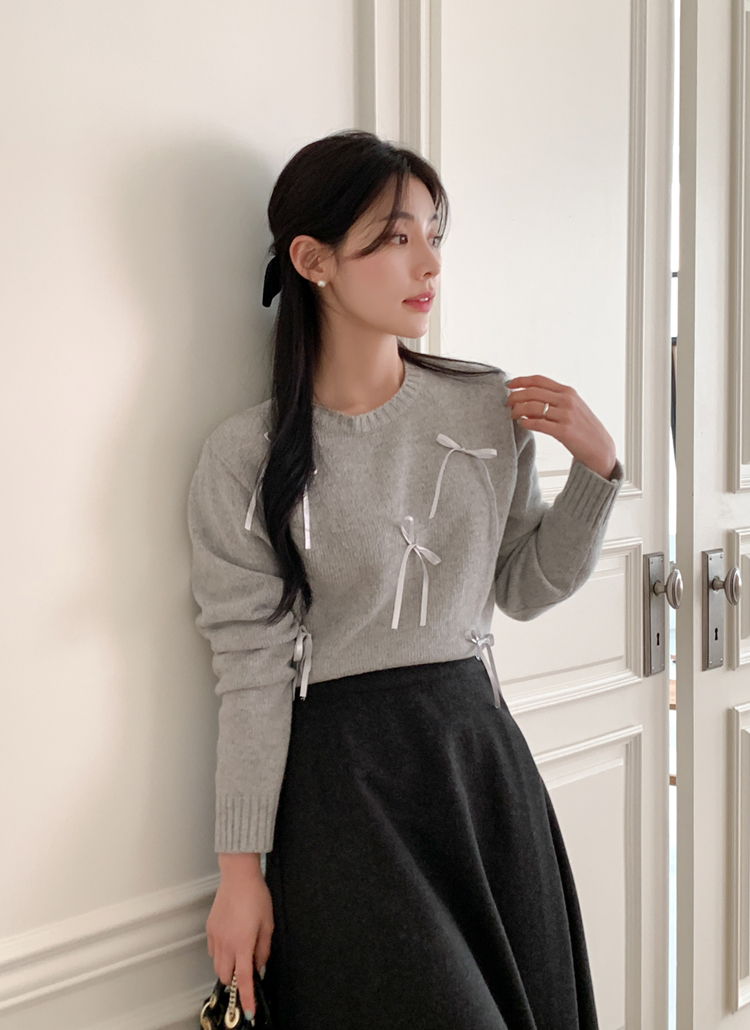 TO BE CHIC - 【TO BE CHIC】(2) ウール リブニット セーター リボン 公式】TO BE CHIC(トゥービーシック)のファッション通販 - SANYO