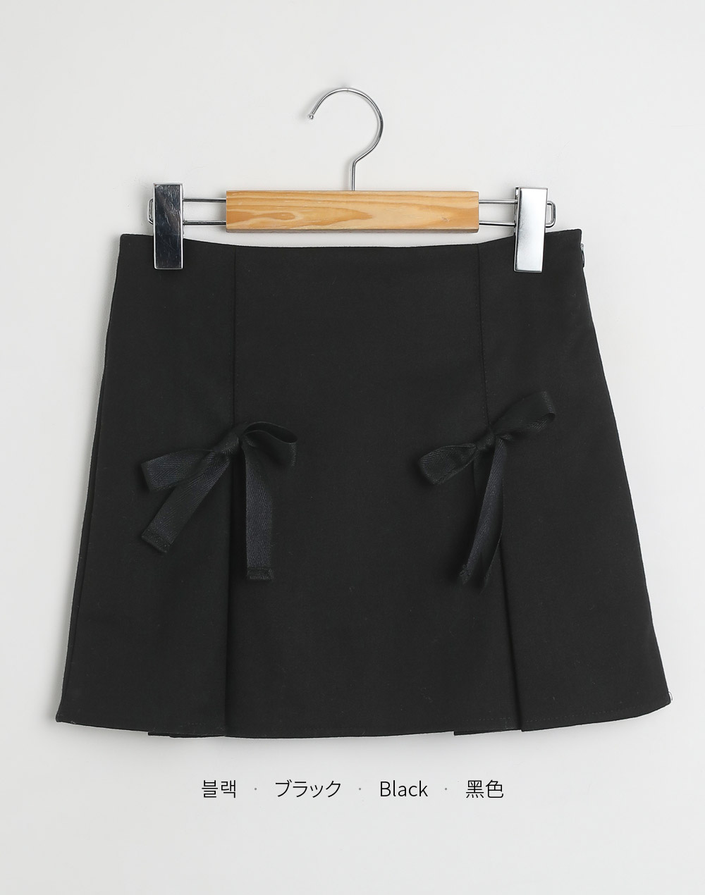 パンツ裏地リボンプリーツミニスカート | DHOLIC | 詳細画像12