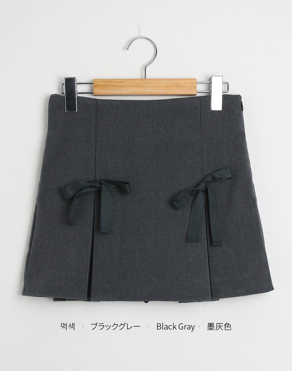 パンツ裏地リボンプリーツミニスカート | DHOLIC | 詳細画像13