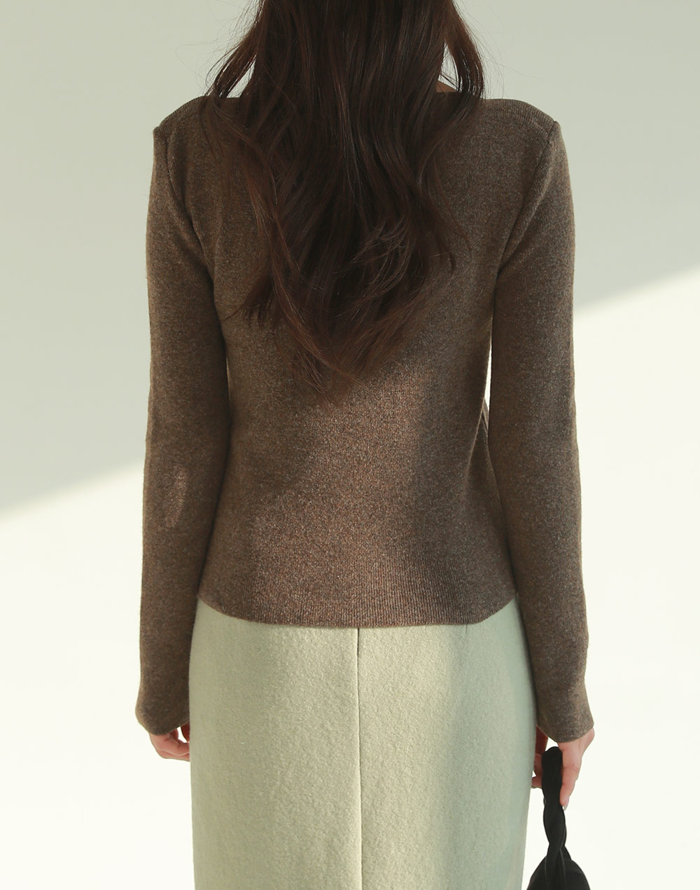 ボートネック長袖リブニット | DHOLIC | 詳細画像15