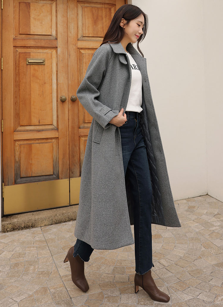 キルト裏地ロングコート | レディースファッション通販 - DHOLIC
