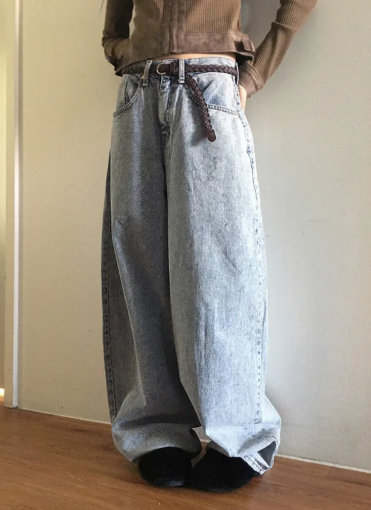 バルーンフィットワイドデニムパンツ | WONDERWONDER | 詳細画像1