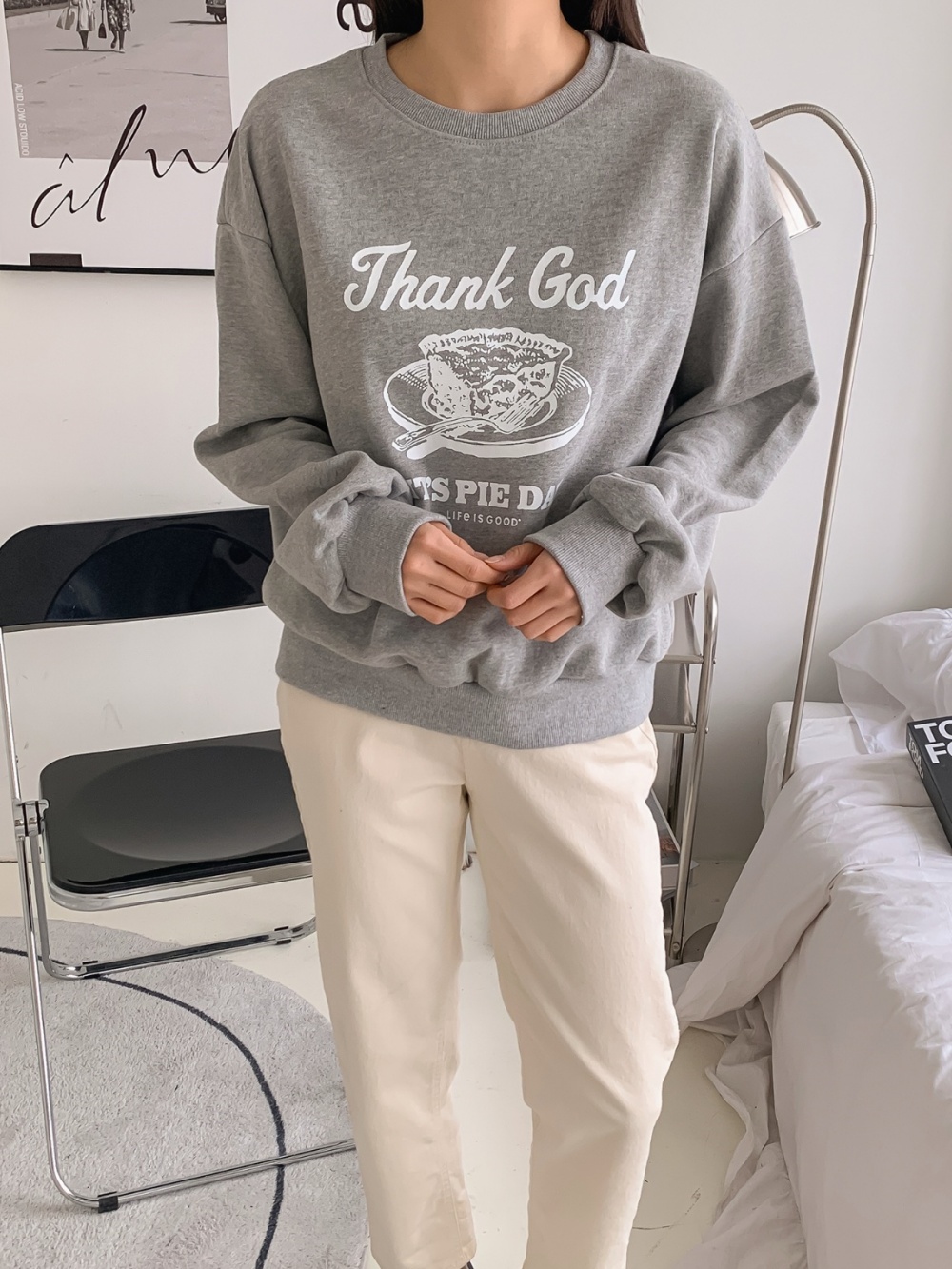 Thank Godプリントスウェット | 詳細画像28