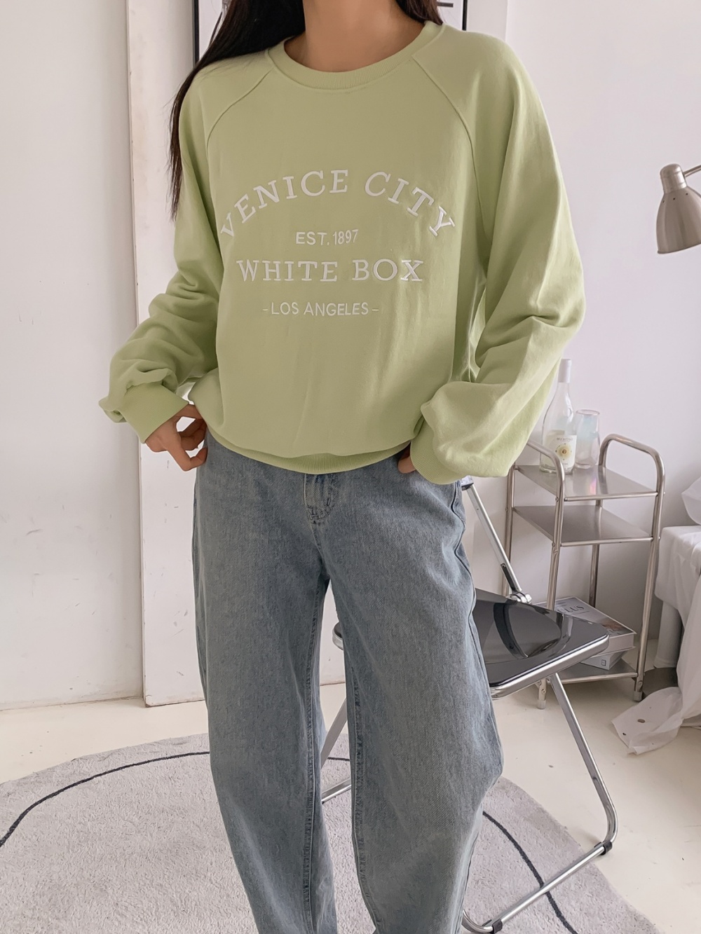 WHITE BOXラグランスウェット | 詳細画像29