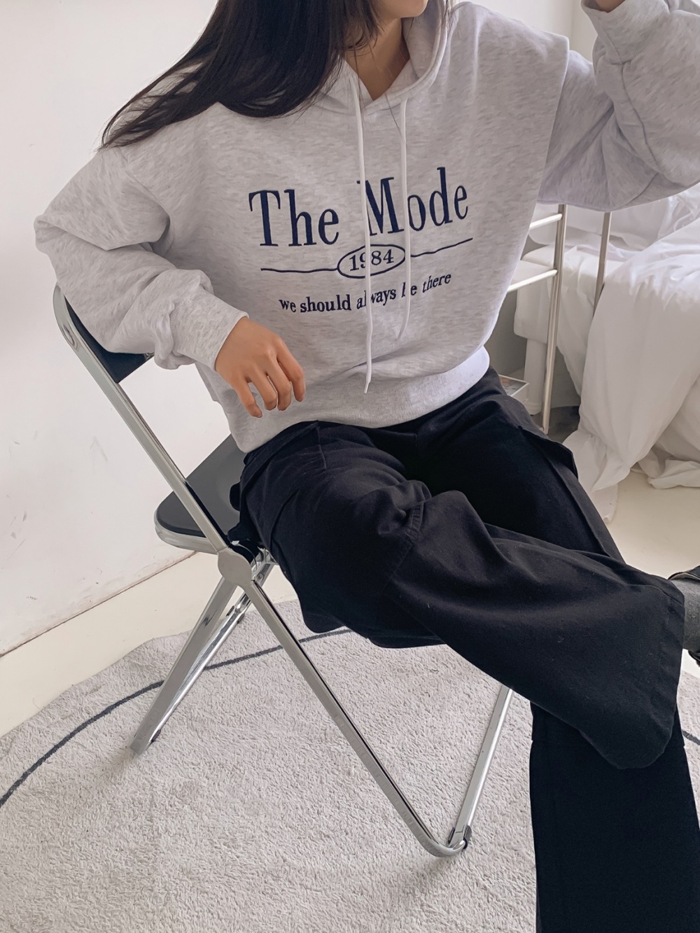 ストリングThe Mode刺繍パーカー | 詳細画像7