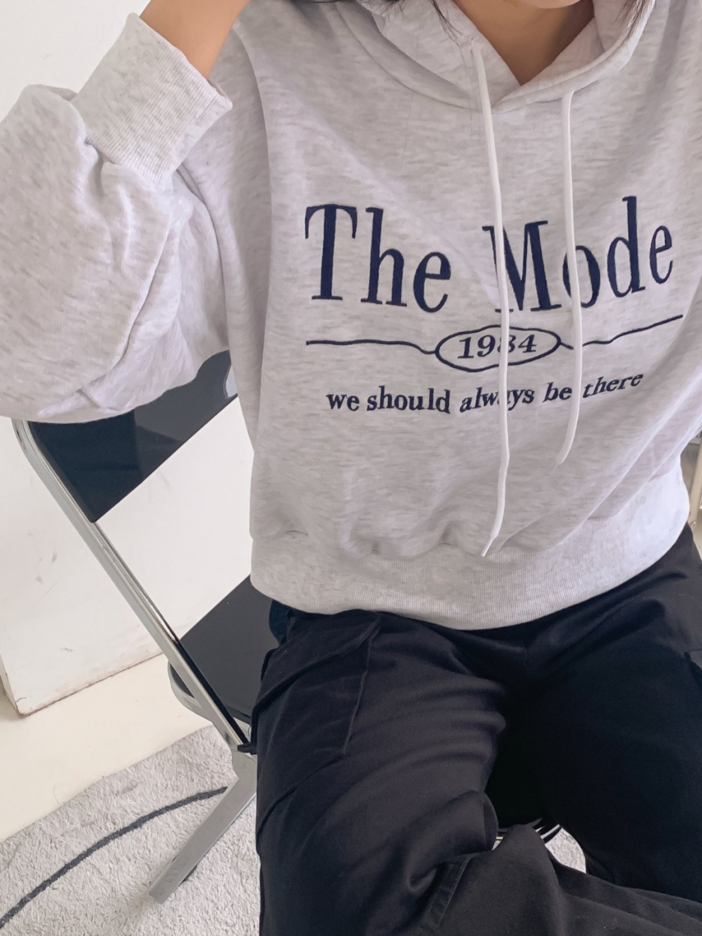 ストリングThe Mode刺繍パーカー | 詳細画像11
