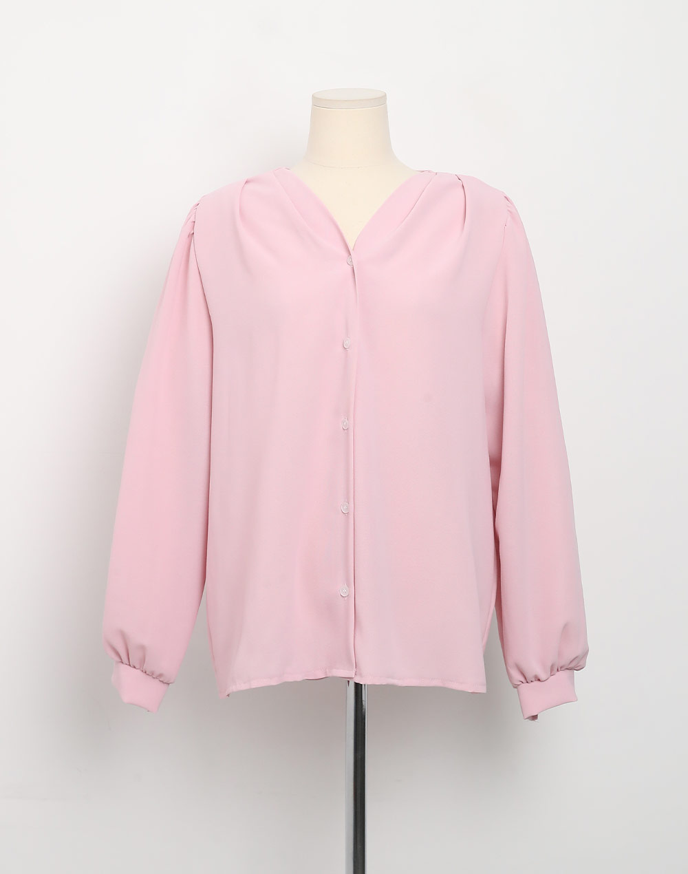 ストラップ付Vネックパフスリーブブラウス | DHOLIC | 詳細画像21