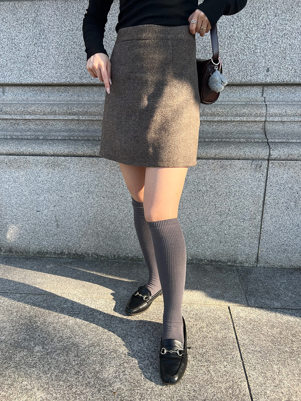 *再入荷*ウール混ハイウエストミニスカート | 詳細画像15