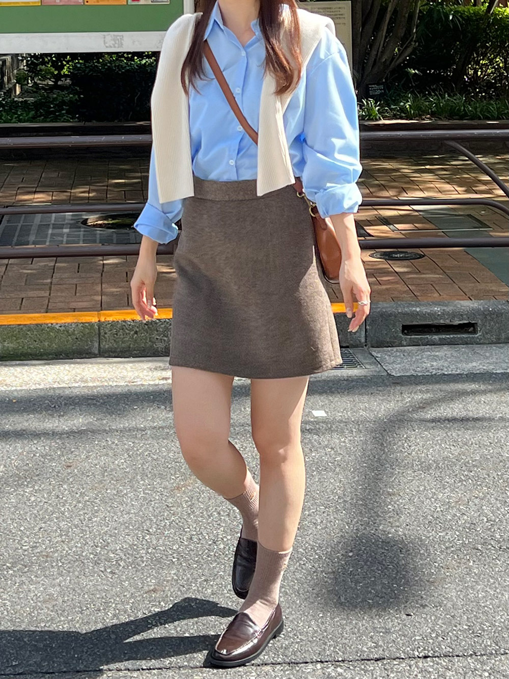 *再入荷*ウール混ハイウエストミニスカート | 詳細画像21