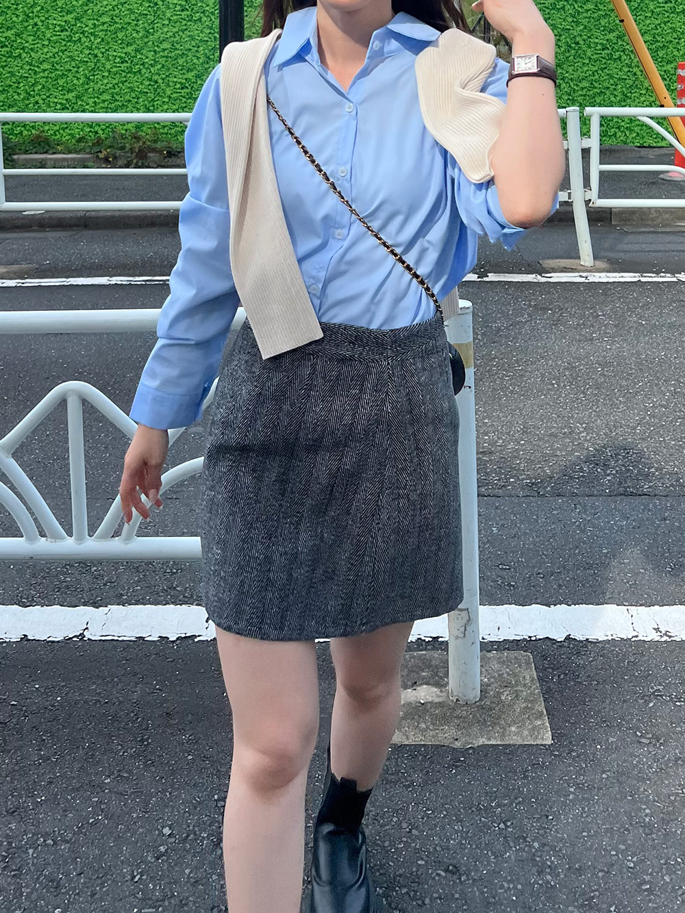 *再入荷*ウール混ハイウエストミニスカート | 詳細画像23
