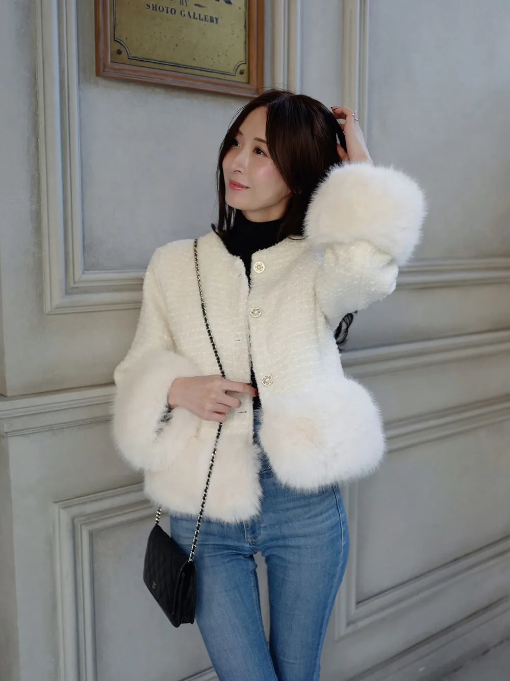 再入荷*ダウン裏地ツイードエコファージャケット | レディース 