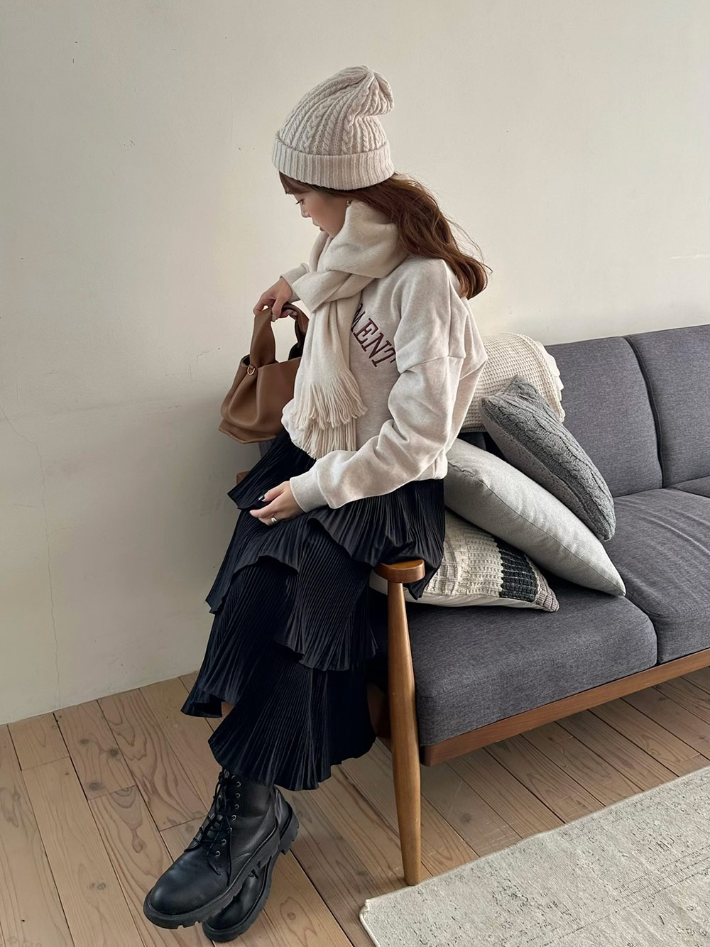 美品　トリココムデギャルソン　アシンメトリー　ティアード　プリーツスカート　M 楽天市場】ティアード（ブランドコムデギャルソン）（スカート