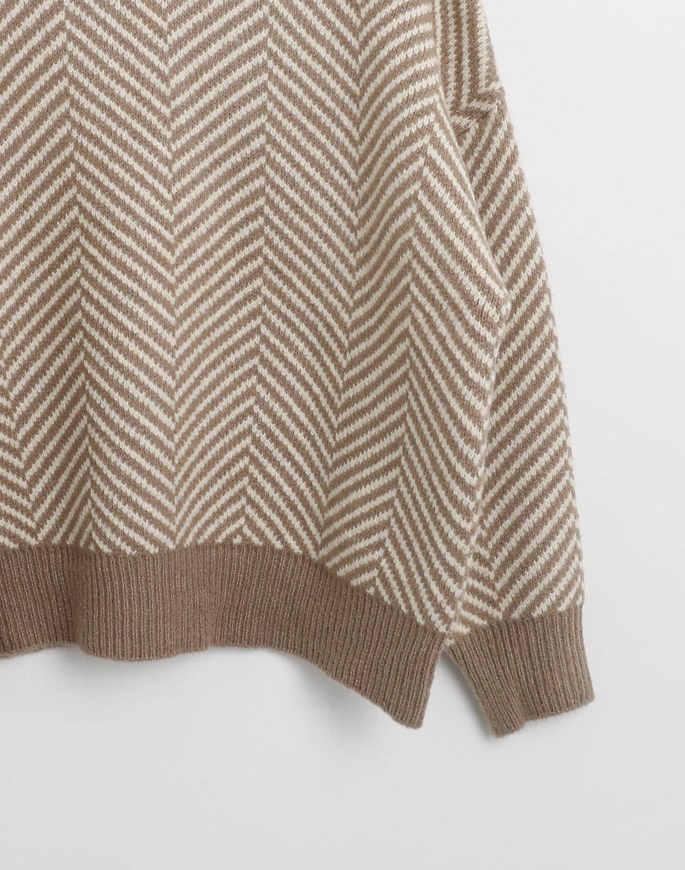 ヘリンボーンパターンルーズニット | DHOLIC | 詳細画像22