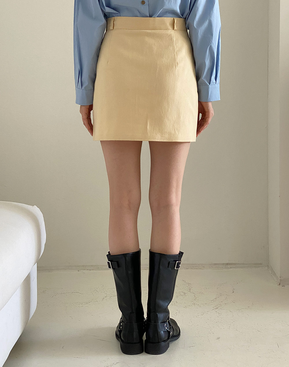 パンツ裏地ポケット台形スカート | DHOLIC | 詳細画像15