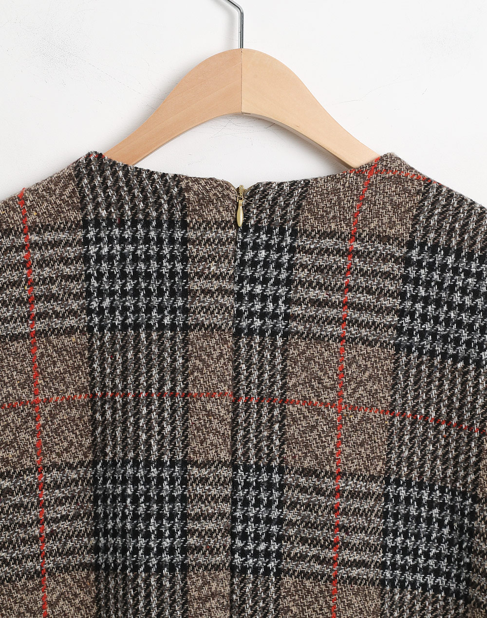 チェックノースリAラインワンピース | DHOLIC | 詳細画像23