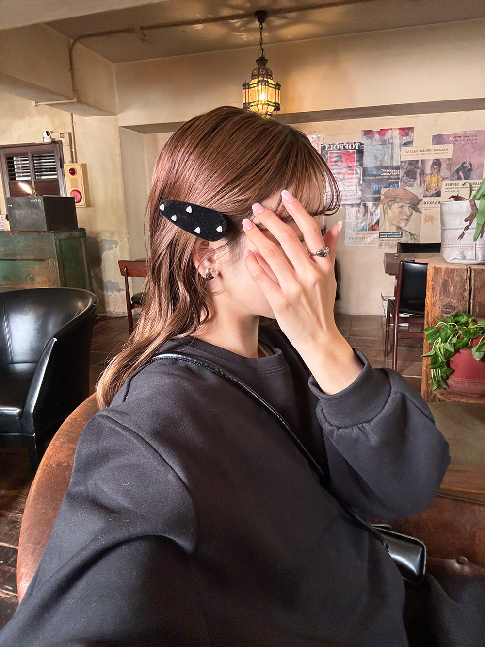 ハートフェイクパールベロアヘアピン | 詳細画像16